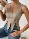 Top Impacto Beige