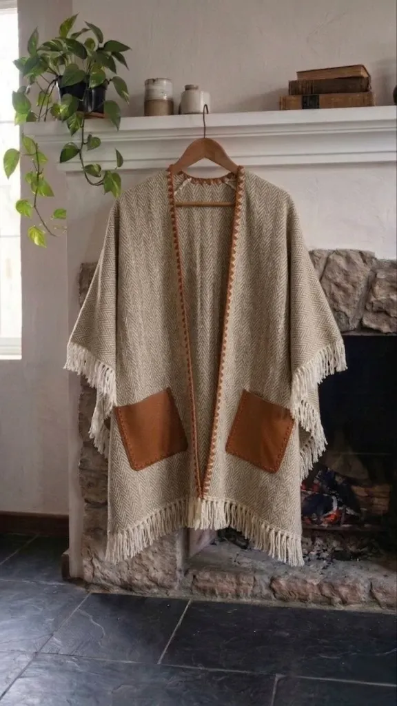 Ruana legado Beige
