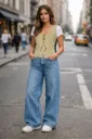 Pechera Combinada Beige